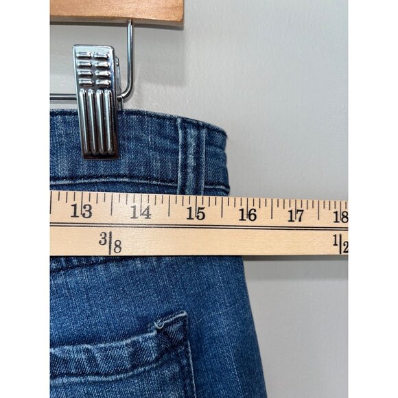 Vintage America Blues Boyfriend Jeans Size 8/29 Distressed Patchwork Denim - Picture 3 of 9